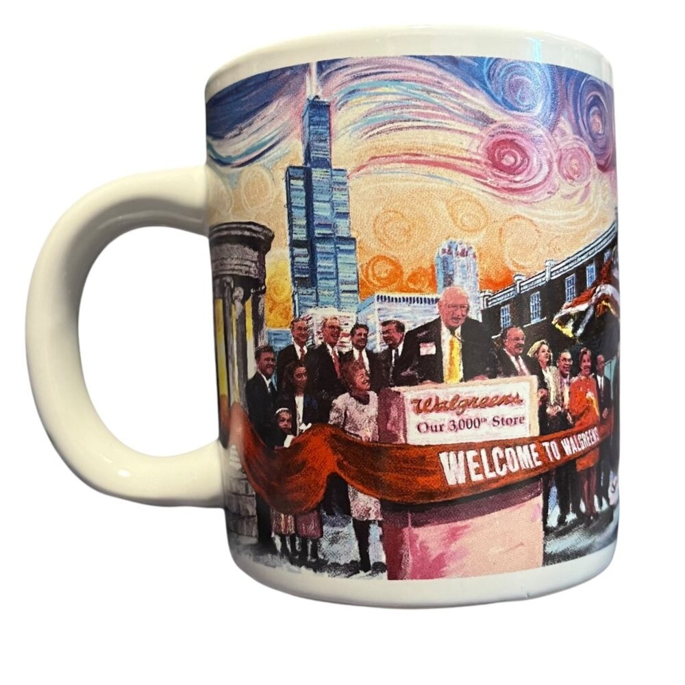 The 3000th Walgreen Drugstore Chicago Mug Designed By‎ Katherine Bennett